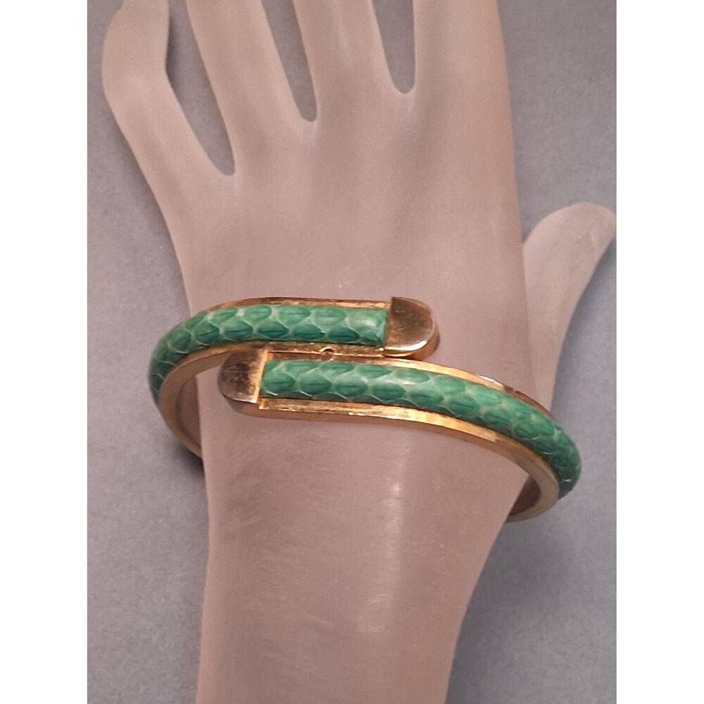 Vintage Green snakeskin Bracelet Wrap Style
